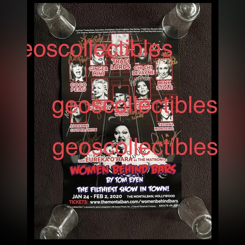 Women Behind Bars Official Logo Autographed Signed Cast Picture Poster 2020 L.A.